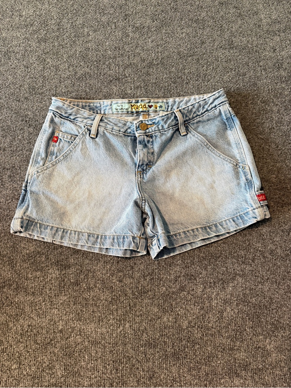 Mudd Light Blue Denim Casual Women's Jean Shorts